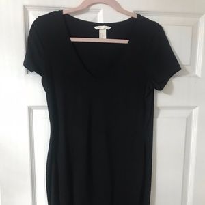 v neck Fitted, mini dress